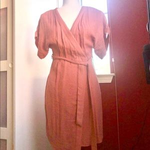 Hyfve Burnt Orange wrap dress
